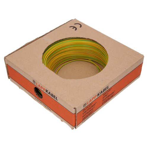 Lapp 4510001 PVC monofilar H05V-K 0,5 mm² verde/amarillo 100m