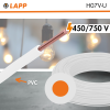 Lapp 4527051 H07V-U 1x1,5 WH