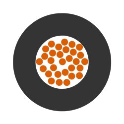 Lapp 4510012 PVC-enkeltråd H05V-K 0,75 mm² svart 100m