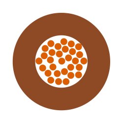 Lapp 4520031 H07V-K 1.5 mmÂ² brown 100m