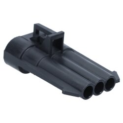 Delphi Metri-Pack Stiftgehäuse 3pol schwarz