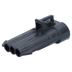 Delphi Metri-Pack Stiftgehäuse 3pol schwarz