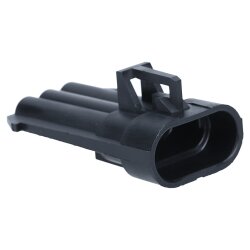 Delphi Metri-Pack Stiftgehäuse 3pol schwarz