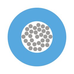 Lapp 4160102 Multistandaard SC 2.1 1X0,5 BU