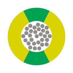 Lapp 4160200 Multi-Padrão SC 2.1 1X0,75 GNYE