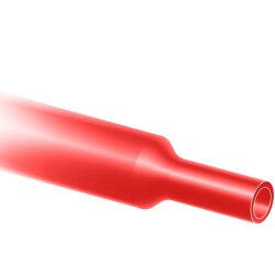 Heat shrink tubing 2:1 box 1,2/0,6mm red 20m
