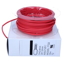 Krimpkous 2:1 doos 2,4/1,2mm rood 15m