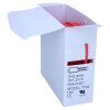 Termosraukuma caurule 2:1 kaste 2,4/1,2mm sarkana 15m