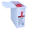 Heat shrink tubing 2:1 box 6.4/3.2mm red 12m