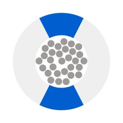 Lapp 4160444 Multi-Standard SC 2.1 1X1,5 WHBU