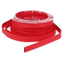 Gaine thermorétractable 2:1 Box 25,4/12,7mm rouge 5m