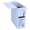 Heat shrink tube 2:1 box 1.6mm / 0.8mm black 20m