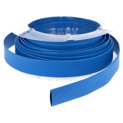 Heat shrink tubing 2:1 box 25,4/12,7mm blue 5m