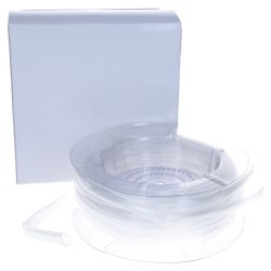 Heat shrink tubing 2:1 box 6,4/3,2mm transparent 12m