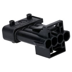 AMP 1-0965261-1 JPT düz konnektör muhafazası 4 pinli kodlama A