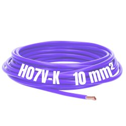 Lapp 4520075 H07V-K 10 mm² violett PVC Aderleitung flexibel eindrähtig Litze 10mm2 für Zählerschrank