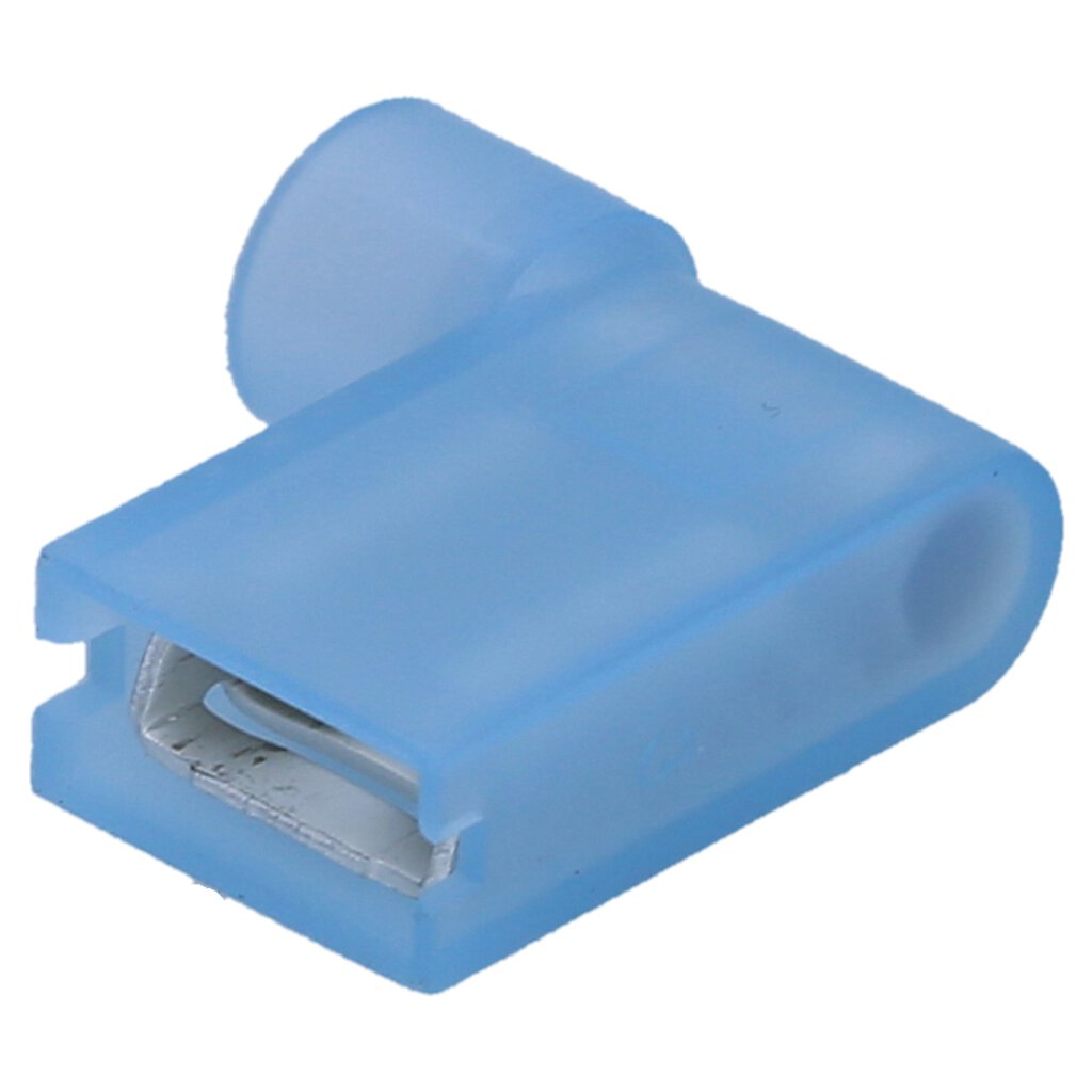 100 Kabelschuhe Flachstecker blau 2,8 x 0,5mm für 1,5-2,5mm² Kabelschuh Stecker 