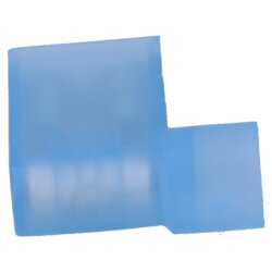 Winkel-Flachsteckhülse 90° 6,3x0,8 / 1,5-2,5mm² blau