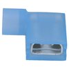 Winkel-Flachsteckhülse 90° 6,3x0,8 / 1,5-2,5mm² blau