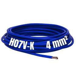 Lapp 4520163 H07V-K 4 mm² ultramarinblau PVC Aderleitung flexibel eindrähtig Litze 4mm2 für Zählerschrank