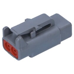 Kalitec KALI-1402 DEUTSCH DTM csatlakozó készlet 2-pólusú AWG 22-16 autóipari csatlakozó vízálló IP6K9K, IP68