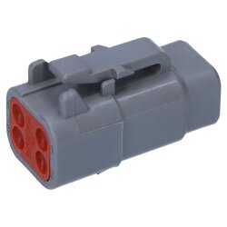 Kalitec KALI-1404 德国 DTM 连接器套件 4 针 AWG 22-16 汽车连接器，防水等级 IP6K9K、IP68