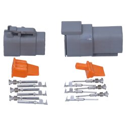 Kalitec KALI-1406 DEUTSCH DTM csatlakozókészlet 6-tűs AWG 22-16 autóipari csatlakozó vízálló IP6K9K, IP68