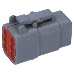 Kalitec KALI-1406 DEUTSCH DTM csatlakozókészlet 6-tűs AWG 22-16 autóipari csatlakozó vízálló IP6K9K, IP68