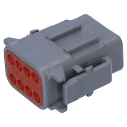 Kalitec KALI-1408 DEUTSCH DTM konnektör seti 8-pin AWG 22-16 otomotiv konnektörü su geçirmez IP6K9K, IP68