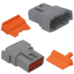 Kalitec KALI-1412 DEUTSCH DTM σετ συνδέσμων 12 ακίδων AWG 22-16 για αυτοκίνητα αδιάβροχο IP6K9K, IP68