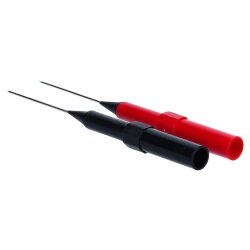 134382 Nadelförmige Prüfspitze 1 Paar "Back Probing Probes" - 1x rot und schwarz