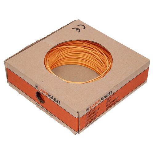 Lapp 4510093 PVC single core H05V-K 1 mm² Orange 100m