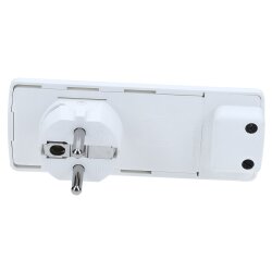 EVOline K1510401103 Schuko açılı fiş beyaz