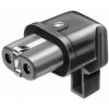 K344Si/Wi solid rubber angle device socket DIN 49 491