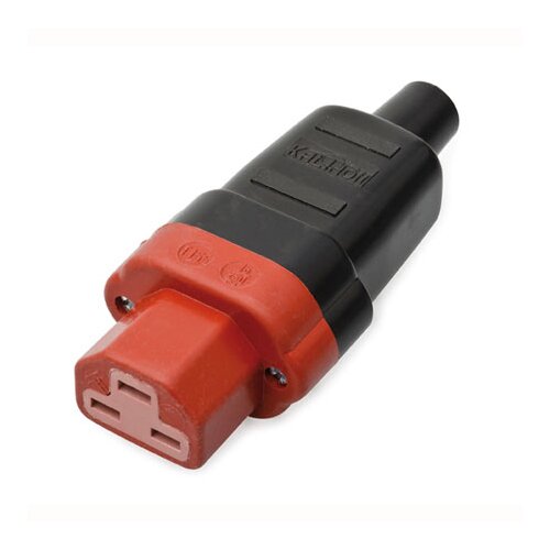 Υποδοχή συσκευής K444P/Si από συμπαγές καουτσούκ VDE 0625 / IEC 60320 / C21