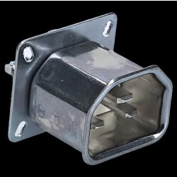 Metal device connector K444.5 VDE 0625 / IEC 60320 / C21