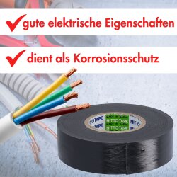 Fita isolante autossoldável NITTO No.15 5m