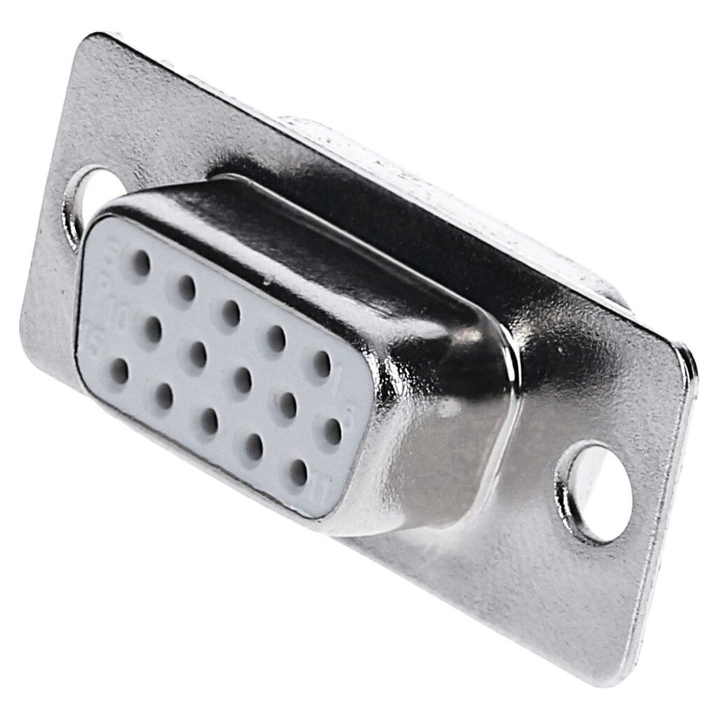 DSub female connector 15pin high density