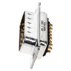 D-Sub vyriška jungtis, 15 kontaktų