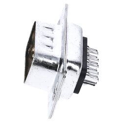 D-Sub STLD09Llc kolíkový konektor 9-pin