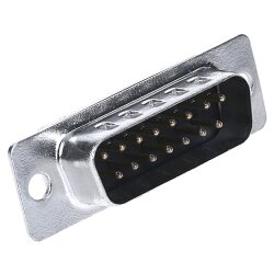 D-Sub 公头连接器 15 针