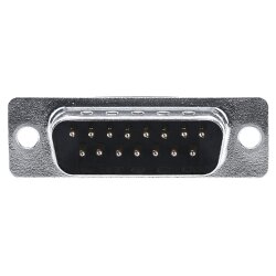 D-Sub 公头连接器 15 针