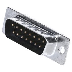 D-Sub male connector 15-pin