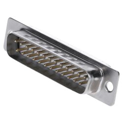 D-Sub オスコネクタ 25 ピン