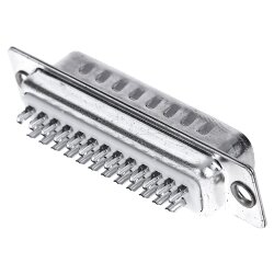 D-Sub オスコネクタ 25 ピン