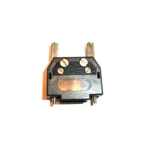 D-Sub dekselhette størrelse 1 svart 180°