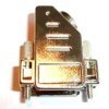 D-Sub SGKM40GR1UNC afdekkap maat 1 gemetalliseerd 40°