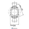 Schlemmer 3805011 Conduit fitting SEM-FAST straightNW8.5/M12