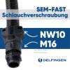 Schlemmer 3805621 slangskruvanslutning SEM-FAST kombination NW10/M16