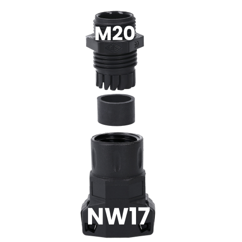 Schlemmer 3805625 ホースねじ接続 SEM-FAST コンビネーション NW17/M20